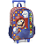 Kit Mochila Rodinhas Lancheira Luxcel Super Mario Azul - Imagem 3