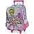 Kit Mochila Rodinhas Lancheira Luxcel Barbie Rosa - Imagem 4