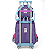 Kit Mochila Rodinhas Lancheira Luxcel Barbie Roxo - Imagem 2