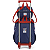 Kit Mochila Rodinhas Lancheira Luxcel Superman Azul - Imagem 2