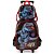 Kit Mochila Rodinhas Lancheira Luxcel Up4You T-Rex Azul - Imagem 1