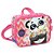 Kit Mochila Rodinhas Lancheira Luxcel Up4You Panda Rosa - Imagem 5