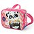 Kit Mochila Rodinhas Lancheira Luxcel Up4You Panda Rosa - Imagem 4