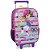 Kit Mochila Rodinhas Lancheira Luxcel Polly Pocket Roxo - Imagem 5