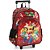 Mochila de Rodinhas Sem Alça Luxcel Super Mario Vinho - Imagem 1