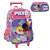 Kit Mochila de Carrinho e Estojo Duplo Luxcel PKXD Lilás - Imagem 1
