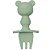 Kit Talheres Buba de Silicone Ursinho Verde - Imagem 4