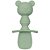 Kit Talheres Buba de Silicone Ursinho Verde - Imagem 3