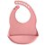Babador Cata Migalhas Buba de Silicone Rosa - Imagem 1