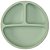 Prato Buba de Silicone Com Ventosa Verde - Imagem 1