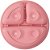 Prato Buba de Silicone Com Ventosa Rosa - Imagem 2