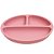 Prato Buba de Silicone Com Ventosa Rosa - Imagem 1