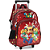 Mochila de Rodinhas Com Alça Luxcel Super Mario Vinho - Imagem 1