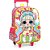 Kit Mochila de Rodinhas Lancheira Luxcel Lol Suprise Rosa - Imagem 3
