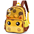 Mochila Escolar de Costas Luxcel Up4You Girafa Amarelo - Imagem 2