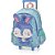 Mochila Rodinhas Sem Alça Luxcel Up4You Coelho Verde - Imagem 2