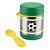Pote Térmico Com Talher Spark Style Futebol Verde - Imagem 2