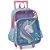 Kit Mochila Rodas Lancheira Estojo Luxcel Up4You Unicónio - Imagem 5
