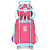 Kit Mochila Rodinhas Lancheira Luxcel Up4You Unicórnio Azul - Imagem 2