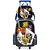 Kit Mochila de Rodinhas e Lancheira Luxcel Star Wars Azul - Imagem 1