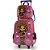 Kit Mochila Rodinhas Lancheira Luxcel Lol OMG Pink - Imagem 3