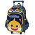 Kit Mochila de Rodinhas Lancheira Luxcel Baby Shark Azul - Imagem 2