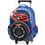 Kit Mochila de Rodinhas Lancheira Luxcel Hotwheels Azul - Imagem 2