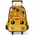 Kit Mochila Rodinhas Lancheira Luxcel Up4You Girafa Amarelo - Imagem 2