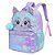 Mochila de Costas Pacific Pack Me Cat Rosa - Imagem 3