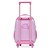 Kit Mochila de Rodinhas e  Lancheira Pack Me Cute Rosa - Imagem 6
