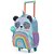 Kit Mochila de Rodinhas Lancheira Pack Me Sweet Panda Verde - Imagem 6