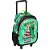 Mochila de Rodinhas Sestini Minecraft Verde e Preto - Imagem 3