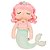 Boneca Angela Metoo 33cm Sereia Perola Rosa - Imagem 1
