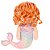 Boneca Angela Metoo 33cm Sereia Isla Lilás - Imagem 2