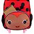 Mochila de Rodinhas Média Sestini Kids X Joaninha Vermelho - Imagem 9