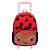 Mochila de Rodinhas Média Sestini Kids X Joaninha Vermelho - Imagem 1