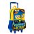 Kit Mochila Rodinha Lancheira Sestini Minions Gamer Azul - Imagem 4