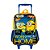 Kit Mochila Rodinha Lancheira Sestini Minions Gamer Azul - Imagem 2