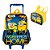 Kit Mochila Rodinha Lancheira Sestini Minions Gamer Azul - Imagem 1
