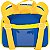 Kit Mochila Rodinha Lancheira Sestini Minions Gamer Azul - Imagem 9