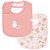 Kit Com 2 Babadores Hug Floresta Magia Rosa - Imagem 1