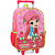 Mochila de Rodinhas Sem Alça Luxcel Moranguinho Pink - Imagem 1