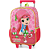 Mochila de Rodinhas Sem Alça Luxcel Moranguinho Pink - Imagem 2
