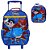 Kit Mochila Lancheira Dermiwill Super Friends Azul - Imagem 1