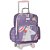 Mochila de Rodinhas MasterBag Unicórnio Roxo - Imagem 4