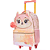 Kit Mochila de Rodinhas e Lancheira Pack Me Fox Coral - Imagem 4