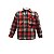 Camisa Xadrez Bambolê Flanela Com Lenço Estampa Sortida - Imagem 1