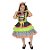 Vestido Junino Bambolê Bolinha Saia de Tulê e Tiara Colorido - Imagem 2