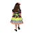 Vestido Junino Bambolê Bolinha Saia de Tulê e Tiara Colorido - Imagem 4
