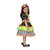 Vestido Junino Bambolê Bolinha Saia de Tulê e Tiara Colorido - Imagem 5